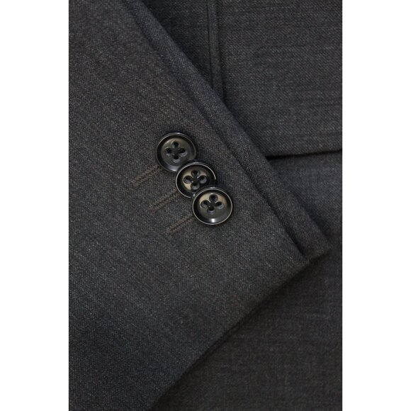 Banana Republic Men Jacket Blazer Sport Coat 2 Button Wool Canada Gray Sz 44 R - Picture 8 of 16